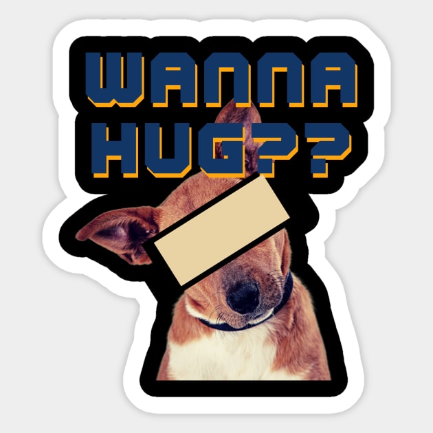 Wanna Hug? Sticker by NINIMIOU